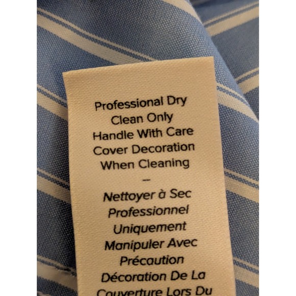 Cinq à Sept Debbie Dress Shirtdress Embellished Large Blue White Sripe‎ NWT $425 - Picture 8 of 9